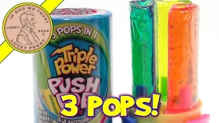 Triple Power Push Pop Candy, 3 Pops In 1!