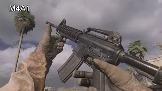 Call of Duty: Modern Warfare Remastered - All Weapons, Reloads, Inspect Animations and Sounds