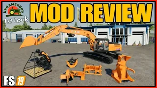 HITACHI Excavator fs19 Mod Review ps4 farming simulator 19