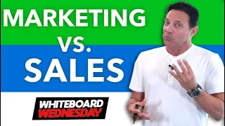 Sales vs Marketing! Who Wins?! Whiteboard Wednesday #2