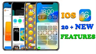 IOS 16 - 20+ New Features and Changes!!! New Lock Screen, Widgets, Search Bar and more!!!