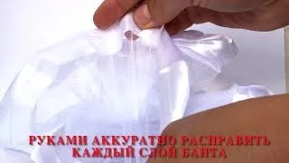 Большой школьный бант на резинке