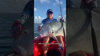 60 pound GT fish caught by luer Popper