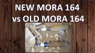 New Mora 164 hook knife compared to old Mora 164 Hook Knife