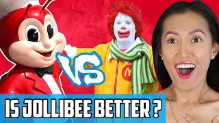 Why Jollibee Is Better Than McDonalds Reaction | Strictly Dumpling Goes To The Philippines Find Out!