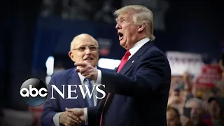 President Trump signals separation from Rudy Giuliani l ABC News