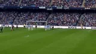 Jordi Gomez Penalty (Manchester City 1-2 Wigan Athletic) FA Cup Quarter Final