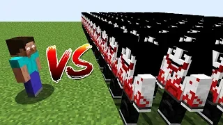 Minecraft Battle: NOOB vs PRO: HEROBRINE VS 10000 JEFF THE KILLER CHALLENGE / Animation