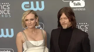 Diane Kruger and Norman Reedus at The 23rd Annual Critics Choice Awards