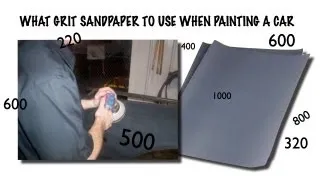 Sand A Car For Paint -  What Grit of Sandpaper To Use When Blocking and Final Sanding