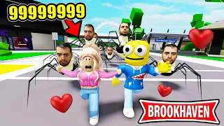 ODA & ODETTE vs 9999999 SKIBIDI SPIDER ENORME (incroyable) #4 ! Roblox Brookhaven RP