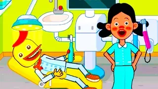 We play as a SHOPPING CENTER in PEPI HOSPITAL # 3 A cartoon game for children children's video