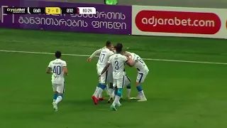 დინამო ბათუმი 3:0 დილა გორი - ბათუმელები ეროვნულ ლიგას ლიდერობენ