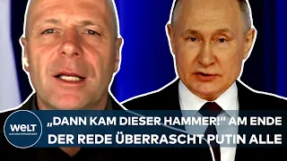 UKRAINE-KRIEG: Rede zur Lage der Nation! "Dann kam dieser Hammer" Ganz am Ende überrascht Putin alle