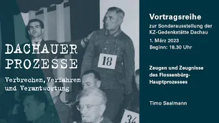 Vortragsreihe "Dachauer Prozesse" - Teil 5