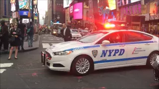 COMPILATION OF NYPD POLICE UNITS RESPONDING IN VARIOUS NEIGHBORHOODS OF NEW YORK CITY.  17