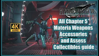 Final Fantasy 7 Rebirth All Chapter 5 Materia Weapons Accessories and Assess Collectibles guide