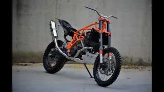 KTM 950 ADVENTURE RALLY MODS WALKAROUND - TRIPLE CLAMP - SKID PLATE - YOSHIMURA EXHAUST 2IN1