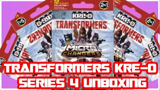 Transformers Kre-O Micro Changers Complete Series 4 Unboxing (12 bags!)-Silver's Toy Shelf Show Off