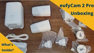 EufyCam 2 Pro Security Cameras Unboxing