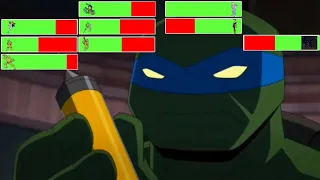 Batman vs. TMNT (2019) Trouble at Arkham Asylum with healthbars (3/3)