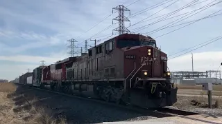 (Old Power/SD60!) CPKC train 231 at Belle River