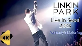 Nobody's Listening (Live In Seoul 2003) 4K/60fps