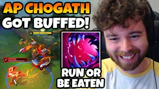 You have to play AP CHOGATH MID after the BUFFS!