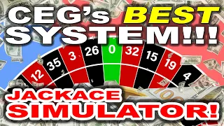 CEG's "BEST" SYSTEM! "Two Ways Double Street" + the new JACKACE SIMULATOR! #roulette