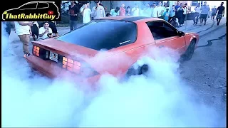 3rd Gen Camaro Does A Badass Burnout!