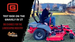 Test Driving the Gravely EV ZT