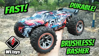 Is the NEW WLTOYS 184008 Brushless Truck the BEST BUDGET Basher So Far in 2024 Under $90?