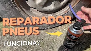 Teste de Reparador Instantâneo de Furos de Pneu - Funciona em Carros?