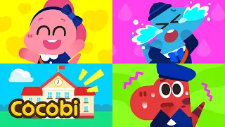 First Day of School Song | Learn Feelings and Emotions | Kids Song | Cocobi