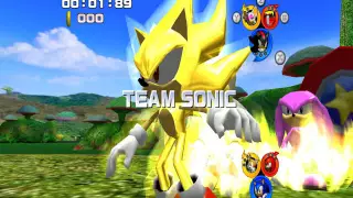 Sonic Heroes - Team Battles with Team Super Sonic