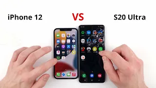 iPhone 12 vs S20 Ultra SPEED TEST