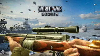 World War Heroes M1941 Johnson Rifle gameplay🔥