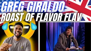 🇬🇧BRIT Reacts To GREG GIRALDO - ROAST OF FLAVOR FLAV!