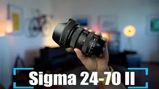 Test Sigma 24-70 Objektiv für Sony Kamera