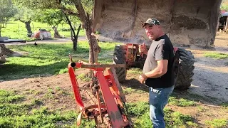 Preparando los aperos, empezamos la temporada de siega