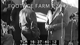 Troops of Santa Ana Base Entertained By Hope And Crosby 220475-50 | Footage Farm