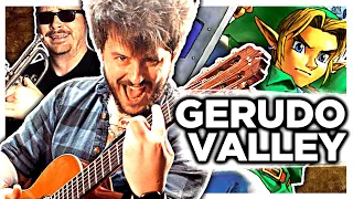 GERUDO VALLEY - Ocarina of Time | FLAMENCO / METAL Guitar Cover || FamilyJules