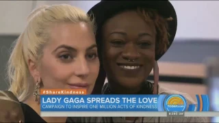 Lady Gaga at the Ali Forney LGBTQ Center (Today Show) - #ShareKindness