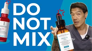 Skincare Ingredients you SHOULD NOT mix | Dr Davin Lim