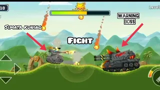 wow!!! Tank combat war battle versus Boss combat tank besar!!!
