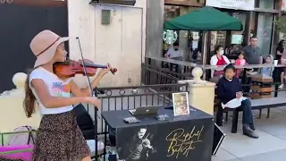 Jerusalema -  Street Performance - Master KG -Raphael Batista and Karolina Protsenko - Violin Cover