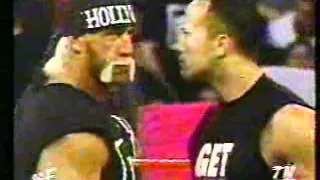 The Rock Challenges Hulk Hogan on RAW - 2002