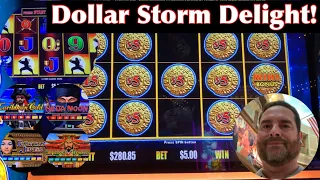 Dollar Storm Delight - Slot Wins on Caribbean Gold, Egyptian Jewels, Ninja Moon, Emperor's Treasure