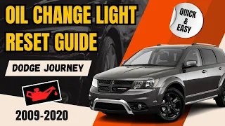 Don't Pay the Mechanic! DIY 2009-2020 Dodge Journey Oil Change Light Reset Tutorial! 🛠️🔧