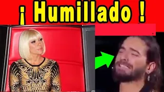 Yuri humilla a Maluma en la voz México. Le enseña como es que se canta.